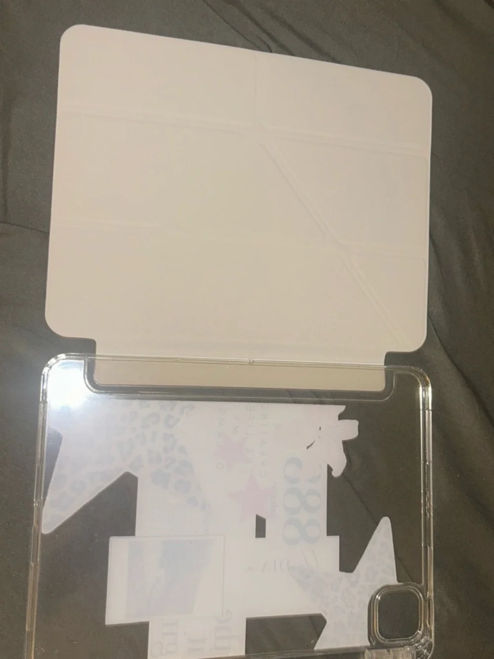 Tablet Protective Case with Foldable Cover - Black